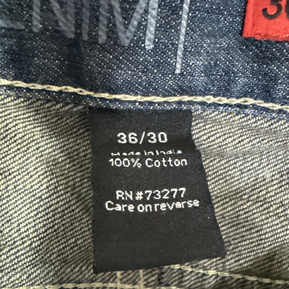 Apt. 9 Mens Jeans Stone Washed Straight Leg - Cotton Size 36/30 - Picture 3 of 15